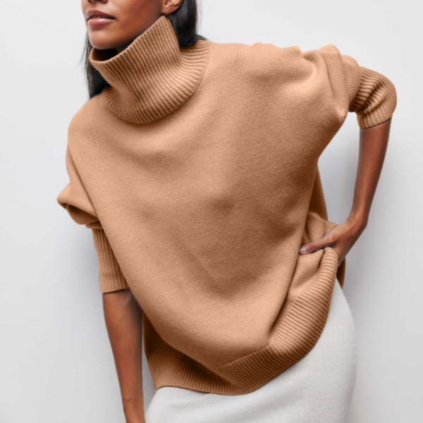 JERSEY DE PUNTO CON CUELLO VUELTO