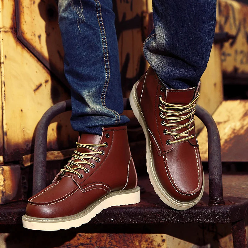 Muller™ – Botas de Cuero Genuino Retro