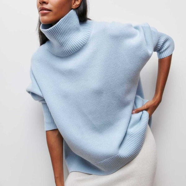JERSEY DE PUNTO CON CUELLO VUELTO