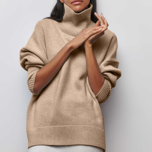 JERSEY DE PUNTO CON CUELLO VUELTO