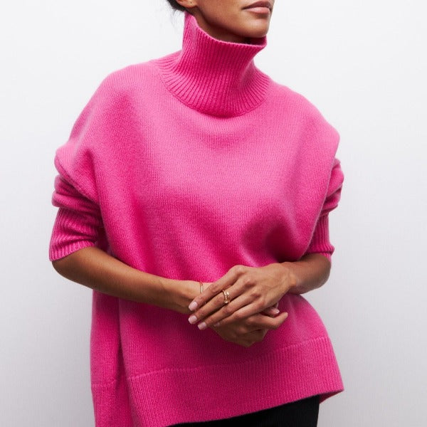 JERSEY DE PUNTO CON CUELLO VUELTO