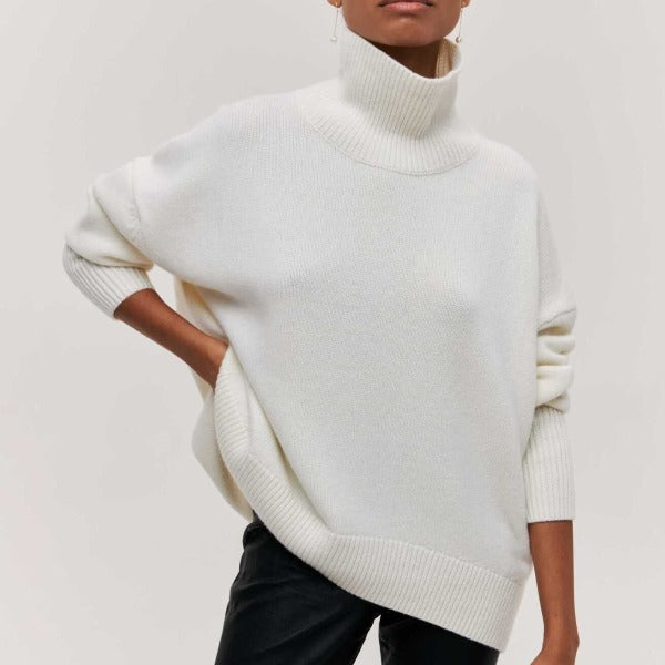 JERSEY DE PUNTO CON CUELLO VUELTO